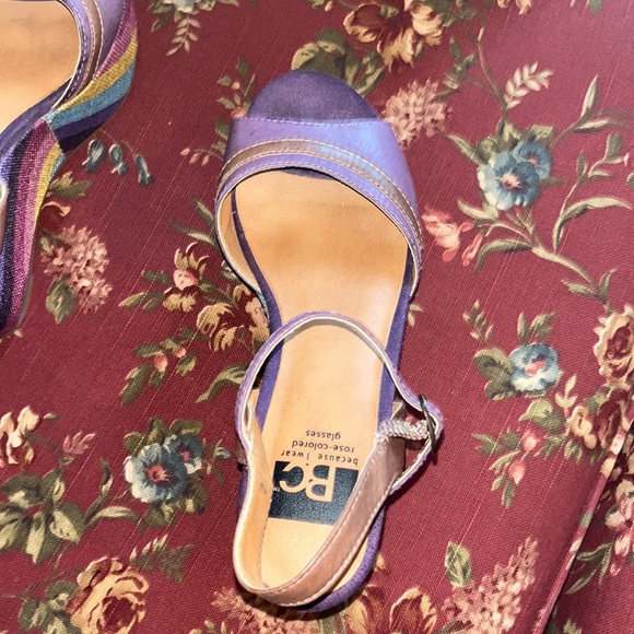 Rainbow Platform Sandals - Picture 2 of 4